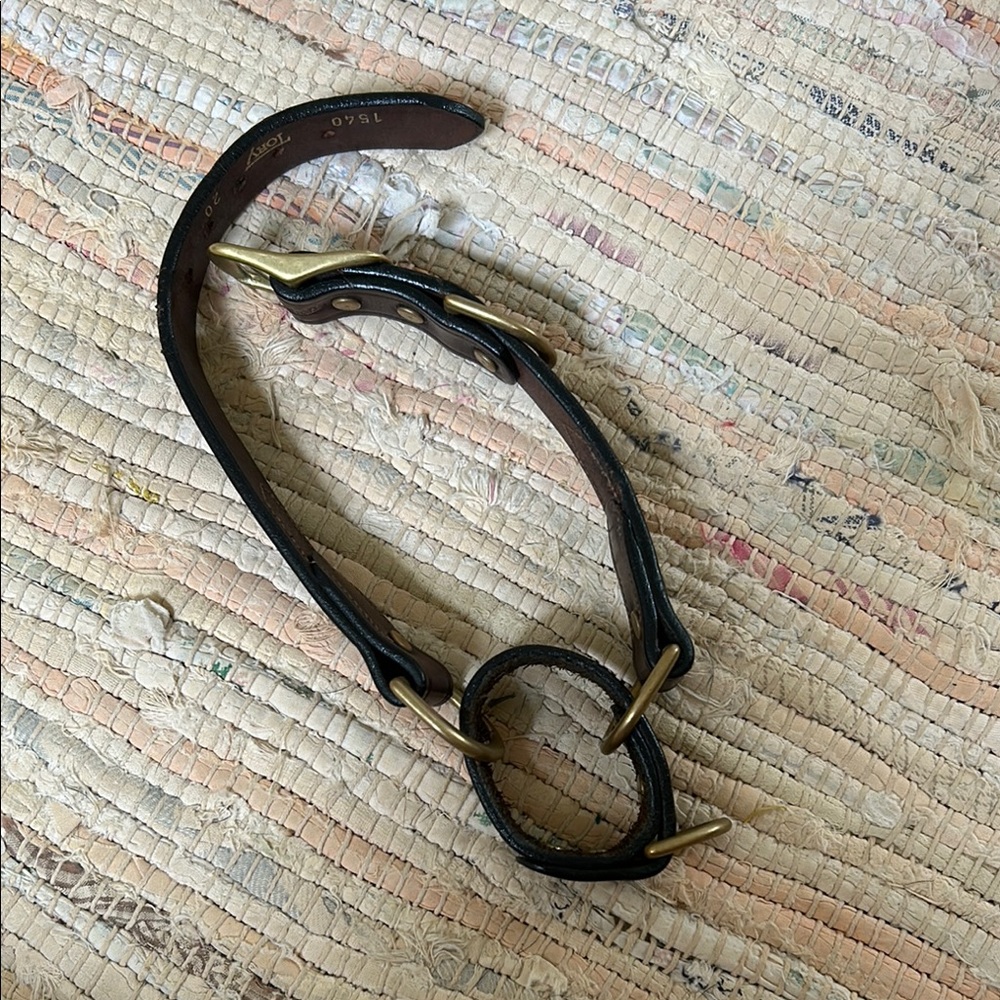 Tory Leather martingale dog collar 20